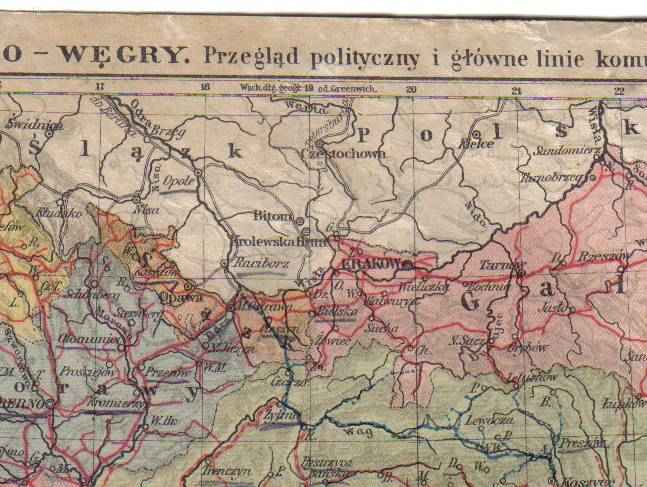 Galicja, Prusy i Kr. Polskie przed I wojną światową.jpg